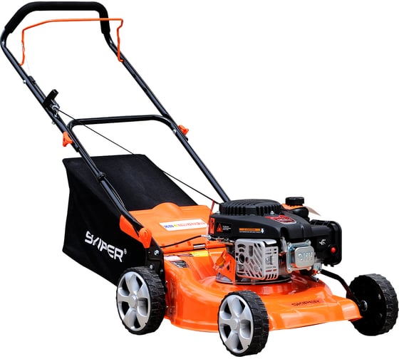 Газонокосилка бензиновая SKIPER GW461 (46 см, ручной, LC 3,5 лс, стал.дека, тр-сб.60 л,+НОЖ) 00-00014629