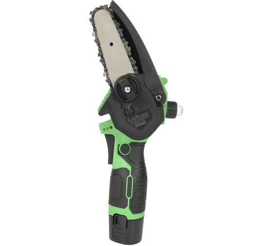 Пила цепная аккумуляторная Zitrek GreenSaw 12 (12В, 1,5Ач Li-ion аккум. 2шт, ЗУ) 083-2015