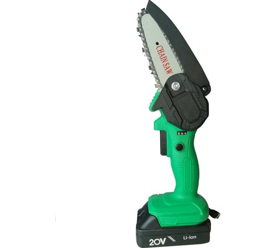 Цепная аккумуляторная пила Zitrek GreenSaw 20 В, 2 АКБ 1.5 А*ч, ЗУ 082-1850