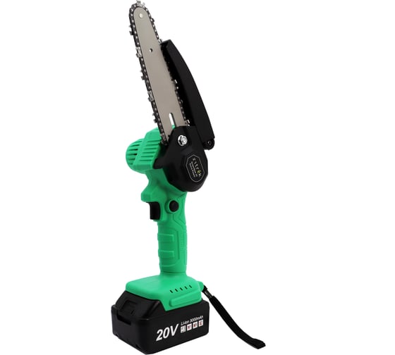 Цепная аккумуляторная пила Zitrek GreenSaw Extra power 20 В, 4,0 Ач Li-ion аккум. 1 шт, 2,0 Ач Li-ion аккум. 1шт, ЗУ 082-1851