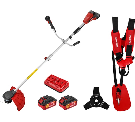 Триммер аккумуляторный WORTEX TB 3036 AT XLT SET ЦИ-0015370048