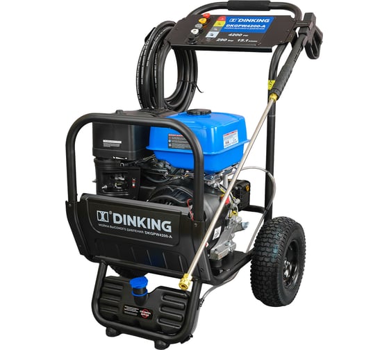Мойка высокого давления бензиновая Dinking DKGPW4200-А (290 бар, 900 л/ч, DK192F/P-1) МОЙ008