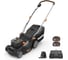Газонокосилка аккумуляторная бесщеточная WORX 37 см, 40В, 4Ач х2, ЗУ 2А х2, коробка WG737E 9