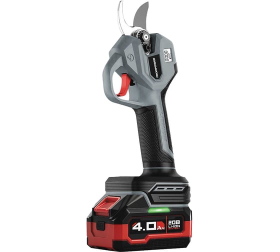 Аккумуляторный бесщеточный садовый секатор Profipower PROFIPOWER PP958 (20В, Li-ion-1шт, 4.0Ач, Мак.толщина реза / 50мм, З/У, в кейсе) E0366