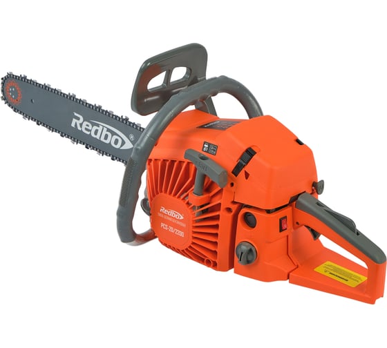 Пила цепная бензиновая REDBO PCS-20/2200 (52 см3; 2200Вт/3,0 л.с; 20(50см); 0,325х1.5х76) 56936