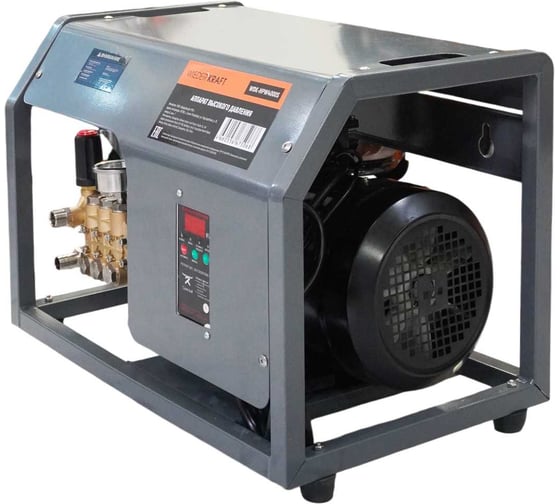Профессиональный стационарный аппарат высокого давления WIEDERKRAFT 4KW, 380V, 200 bar, 15л/мин WDK-HPW4000S