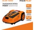 Газонокосилка-робот с Wi-Fi аккумуляторная бесщеточная MAXPILER MLMR-1000W 20 В 22 см 25-60 мм скорость 1,2 км/ч 3