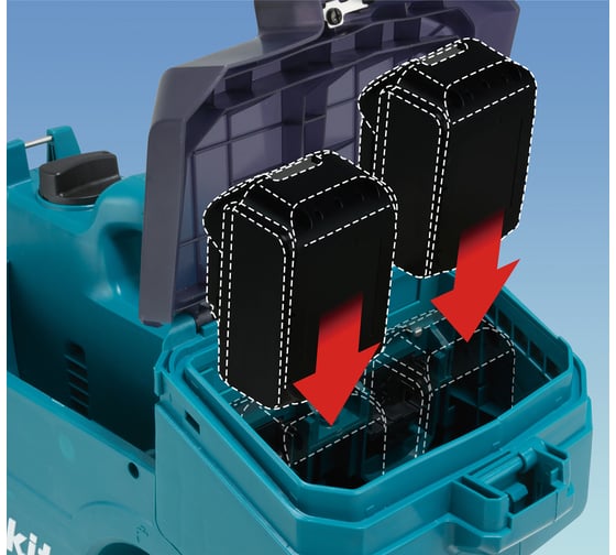 Аккумуляторная мойка высокого давления Makita LXT BL 2x18 В DHW080ZK
