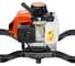 Комплект мотобур BURAN DT-1000 со шнеком Drill 150x800 S00176 7