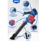 Воздуходувка аккумуляторная бесщеточная Vniissok V-18V, Li-ion 1 шт., 4,0 А·ч, 70 м/с, З/У, в коробке V0049 8