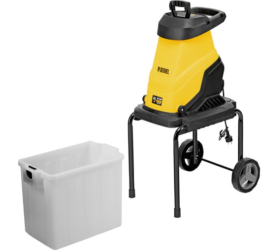 Измельчитель садовый электрический Denzel ECS-3000, 3000 Вт, 45 мм 59716