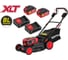 Газонокосилка аккумуляторная WORTEX CLM 4536-4 в кор. XLT SET БЕСЩЁТ.ДВИГ., САМОХОД., 18В+18В, 2х4Ач, компл. ЦИ-0015526875 1