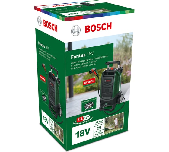 Аккумуляторная мойка Bosch Fontus соло 06008B6102