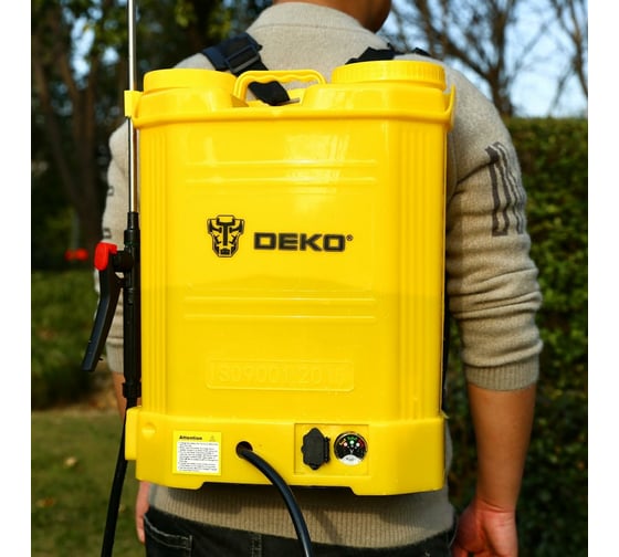 Садовый аккумуляторный опрыскиватель DEKO DKSP10 16 л 065-0954