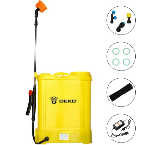 Садовый аккумуляторный опрыскиватель DEKO DKSP12 14 л 065-0955