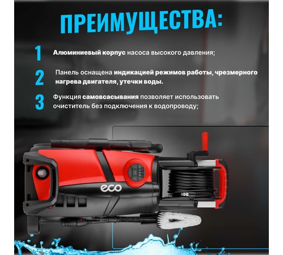 Мойка высокого давления ECO HPW1860RSD01