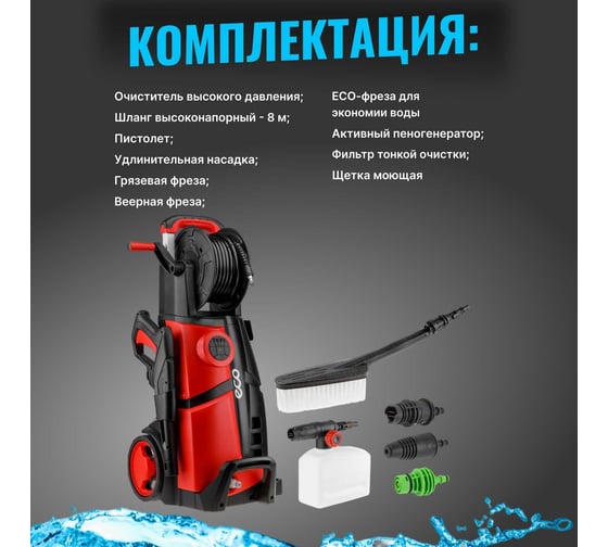 Мойка высокого давления ECO HPW1860RSD01