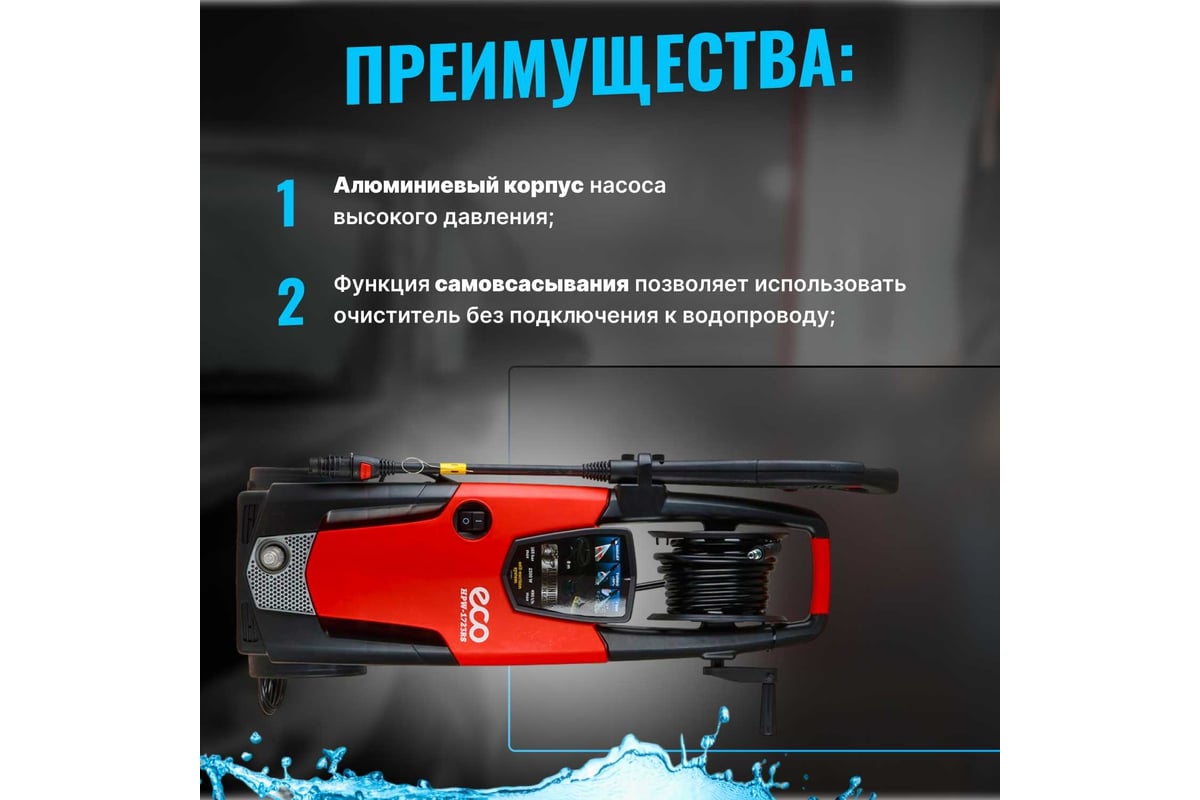 Мойка высокого давления ECO HPW1723RS001 - выгодная цена, отзывы ...