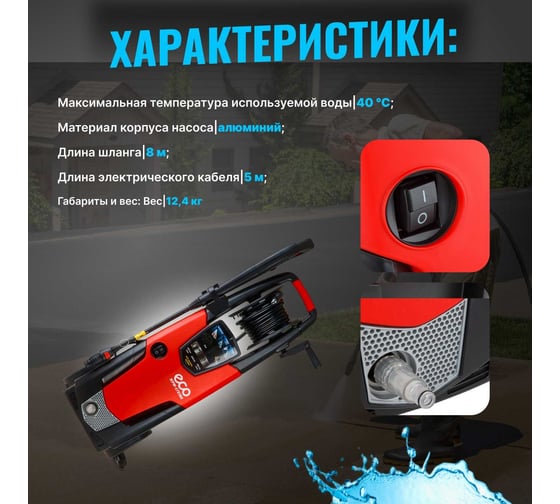 Мойка высокого давления ECO HPW1723RS001