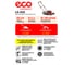 Бензиновая газонокосилка ECO LG-810 EC1507-3 16