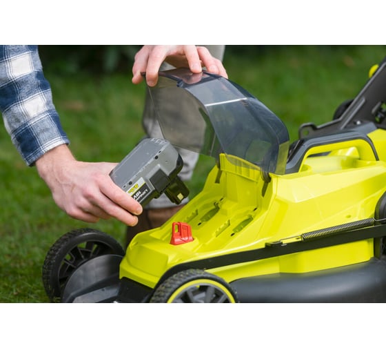 Бесщеточная газонокосилка Ryobi ONE+ 18В RY18LMX40B-150 5133005480