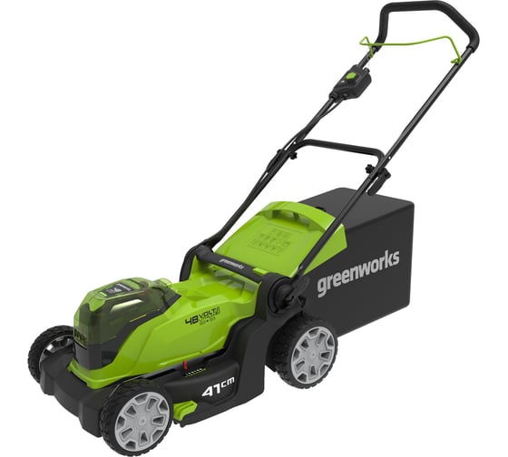 Аккумуляторная газонокосилка GreenWorks G24x2LM41 2х24 В 2512607