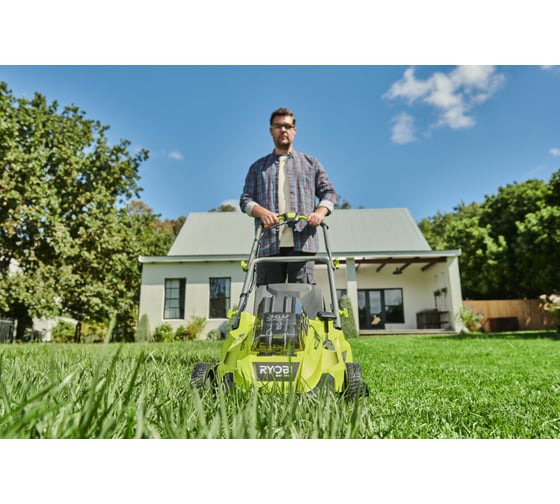 Бесщеточная газонокосилка Ryobi MAX POWER 36В RLM36x46H50PG 5133005484