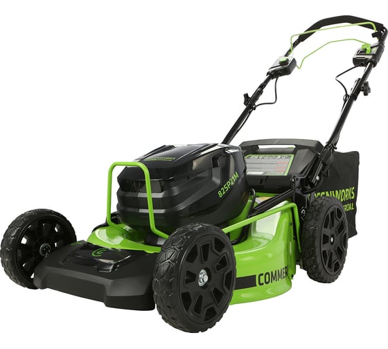 Самоходная бесщеточная аккумуляторная газонокосилка GreenWorks GC82LM51SP2 82 В 2515907