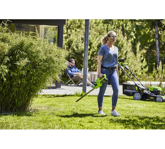 Аккумуляторный кусторез GreenWorks G24HT56 24 В 2205507