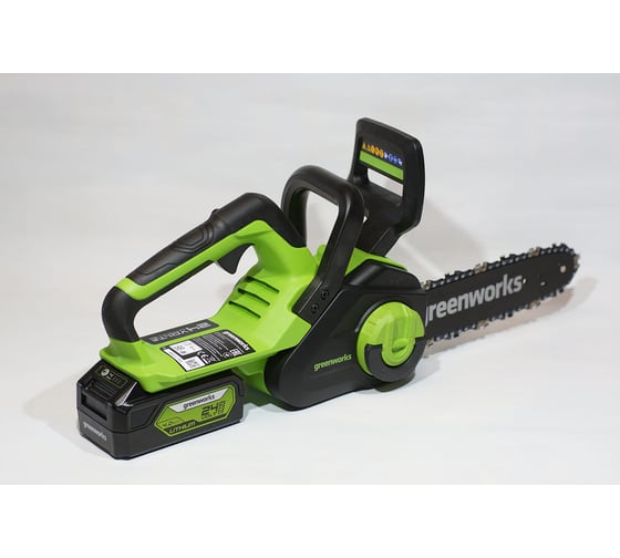Цепная аккумуляторная пила GreenWorks G24CS25K4 24 В, 4 А*ч 2007707UB