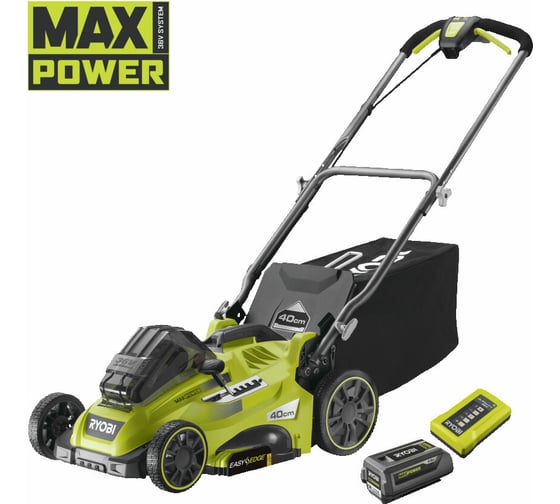 Бесщеточная газонокосилка Ryobi MAX POWER 36В RLM36x41H50PG 5133005543