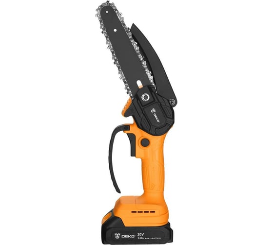 Цепная аккумуляторная пила DEKO DKCHS 20-6 20 В, 2x2 А*ч 063-4309