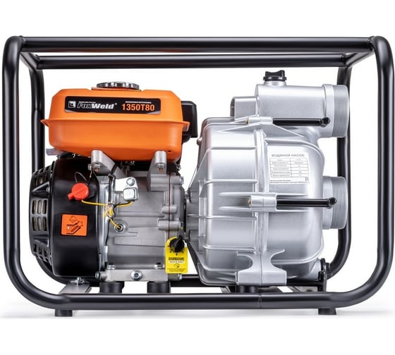 Бензиновая мотопомпа для грязной воды Foxweld 1350T80 8637