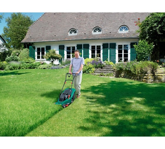 Электрическая несамоходная газонокосилка Bosch Rotak 37 0.600.881.B00