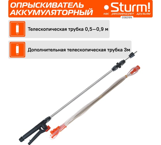 Садовый опрыскиватель Sturm GS8216N