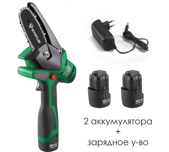 Бесщеточная аккумуляторная цепная пила STATUS CP 115 07410601