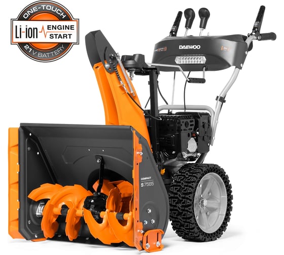 Бензиновый снегоуборщик с электрозапуском DAEWOO S 7565
