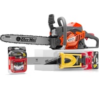 Бензопила Oleo-Mac GSH 40 16", 3/8, 1.3 мм + комплект PowerSharp шина 16”, 5033-9001E1PS16