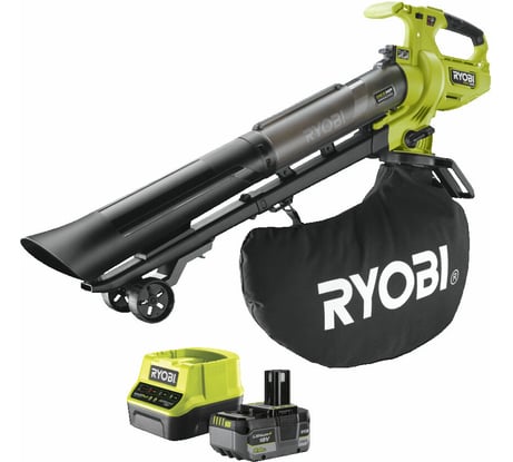 Бесщеточный садовый пылесос-воздуходувка Ryobi ONE+ 18В RY18BVXA-150 5133005666