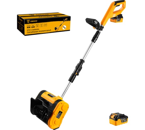 Аккумуляторный снегоуборщик DEKO ST21, 20В, 2х4.0Ач 063-4441