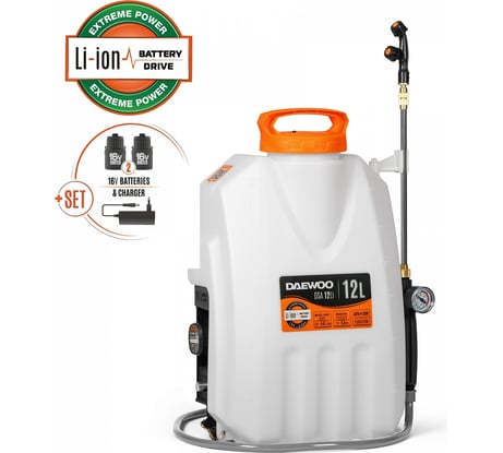 Аккумуляторный опрыскиватель DAEWOO DSA 12Li SET
