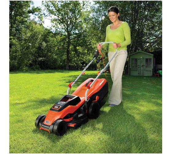 Электрическая газонокосилка Black+Decker EMax34s