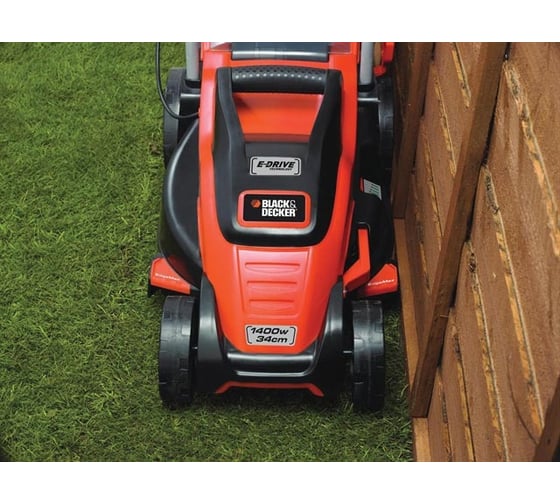 Электрическая газонокосилка Black+Decker EMax34s