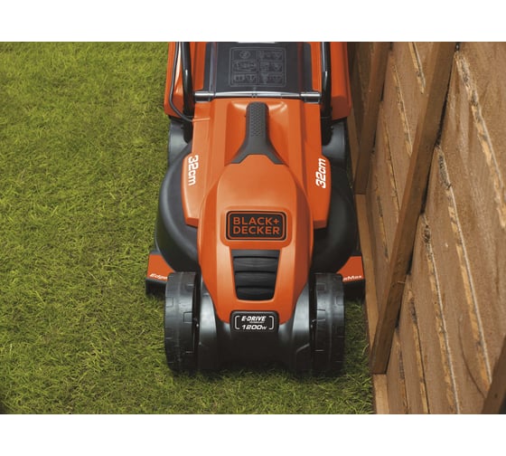 Электрическая газонокосилка Black+Decker EMax32s
