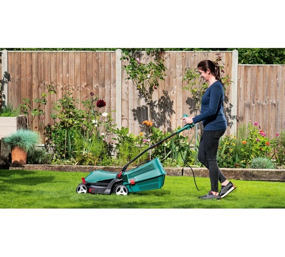 Электрическая газонокосилка Bosch rotak 370 er 06008A6204