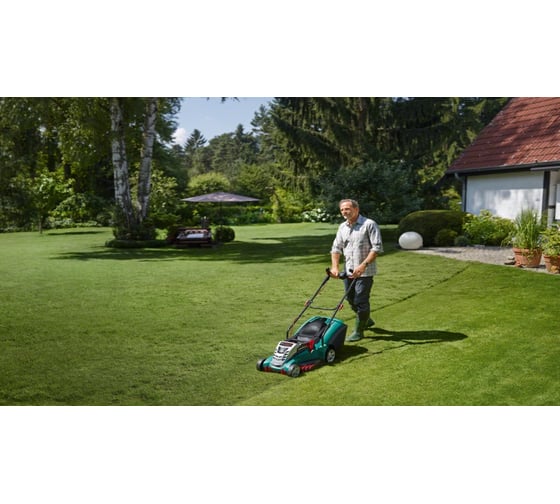 Аккумуляторная газонокосилка Bosch ROTAK 43 LI 0.600.8A4.507