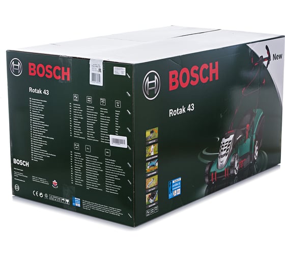 Электрическая газонокосилка Bosch ROTAK 43 GEN 4 0.600.8A4.300