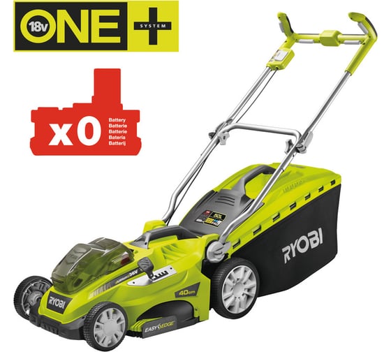 Аккумуляторная газонокосилка Ryobi ONE+ OLM1840H 5133002160