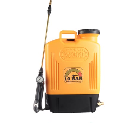 Профессиональный ранцевый аккумуляторный опрыскиватель Volpi originale ELETTROLITHIUM 10 BAR 15l с телескопической штангой 22PTE
