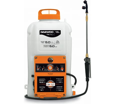 Аккумуляторный опрыскиватель DAEWOO FA 16Li